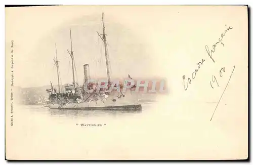 Cartes postales Bateau de Guerre Wattignies