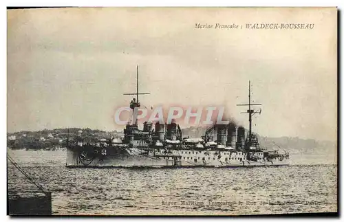 Cartes postales Bateau de Guerre Waldeck Rousseau