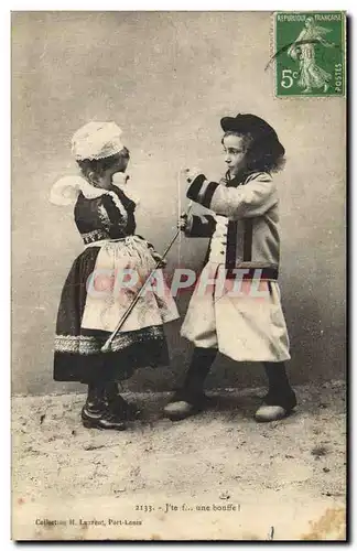 Ansichtskarte AK Folklore Enfants Bretagne