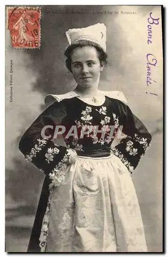 Cartes postales Folklore Jeune fille de Bannalec