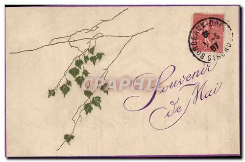 Cartes postales Fantaisie Fleurs