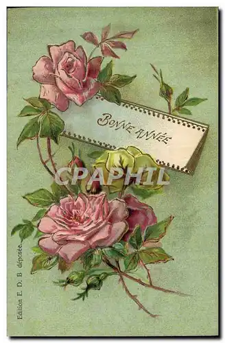 Cartes postales Fantaisie Fleurs