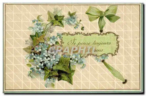 Cartes postales Fantaisie Fleurs