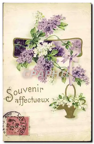 Cartes postales Fantaisie Fleurs