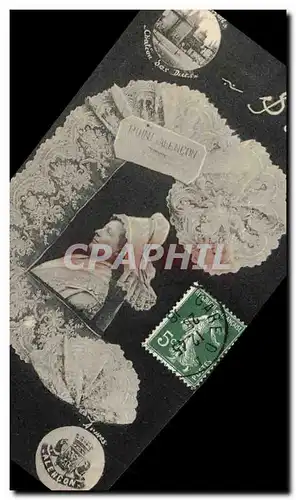 Cartes postales Folklore Dentelle Dentelliere Alencon