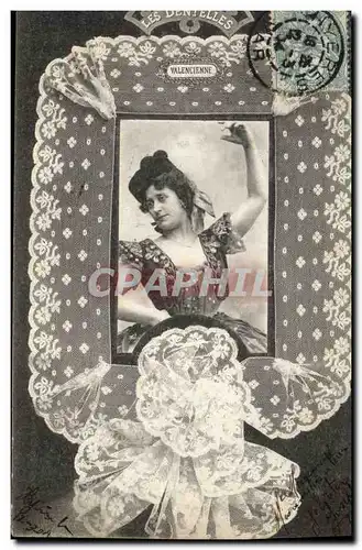 Cartes postales Folklore Dentelle Dentelliere Valencienne