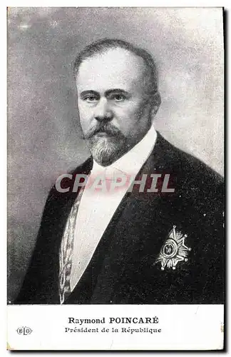 Cartes postales Raymond Poincare President de la Republique