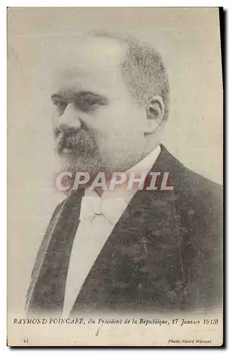 Ansichtskarte AK Raymond Poincare President de la Republique