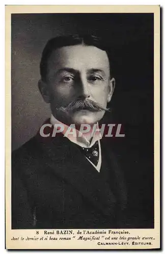 Cartes postales Rene Bazin de l&#39Academie Francaise