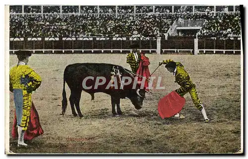 Ansichtskarte AK Corrida Course de Taureaux El dascabello