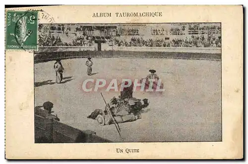 Cartes postales Corrida Course de Taureaux Un Quite