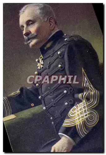 Cartes postales Militaria Colonel Deport Inventeur du 75 avec le Gal Sainte Clair Deville