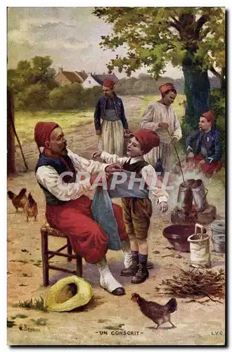 Cartes postales Militaria Un conscrit Enfant