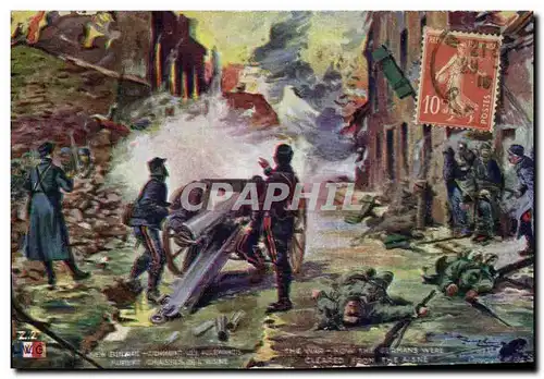 Cartes postales Militaria Comment les allemands furent chasses de l&#39Aisne