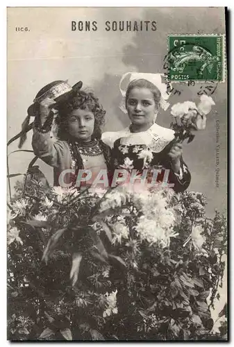 Ansichtskarte AK Folklore Enfants Bretagne