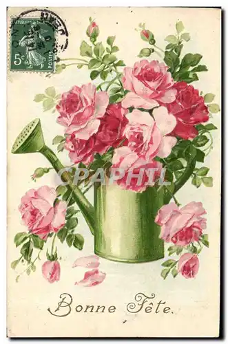 Cartes postales Fantaisie Fleurs