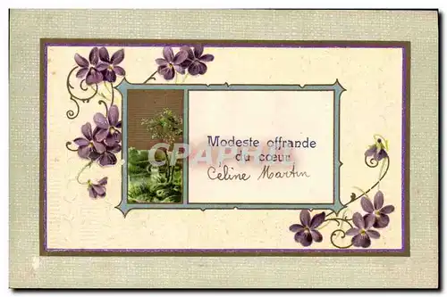 Cartes postales Fantaisie Fleurs