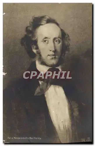 Cartes postales Felix Mendelssohn Bartholdy