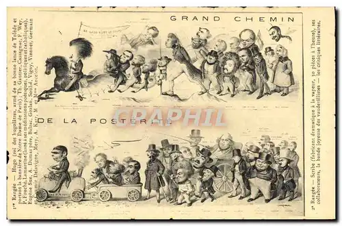 Cartes postales Victor Hugo fait ses hugolatres