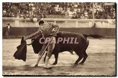 Cartes postales Corrida Course de taureaux Corrida en France Une splendide naturelle de la gauche de Marcial Lal