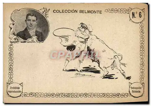 Cartes postales Corrida Course de taureaux Papel Bambu