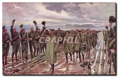 Cartes postales Militaria Le Roi d&#39Angleterre au front