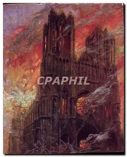 Cartes postales Militaria Reims