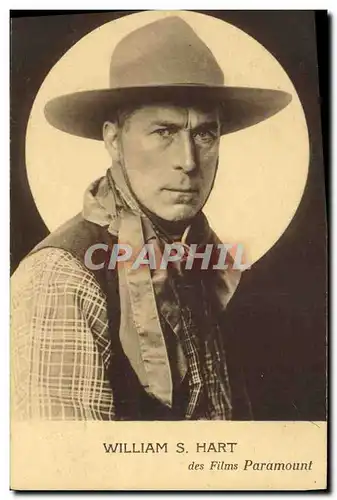 Moderne Karte Cinema William S Hart Cowboy