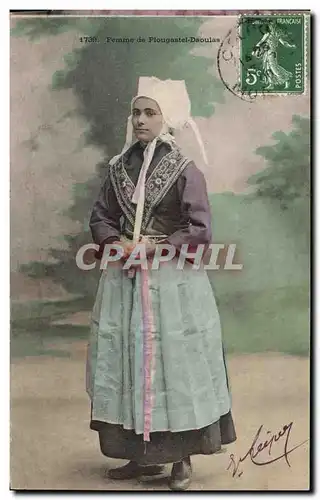 Cartes postales Folklore Femme de Plougastel Daoulas