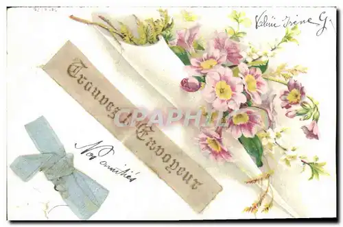 Cartes postales Fantaisie Fleurs