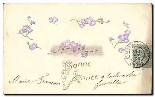 Cartes postales Fantaisie Fleurs