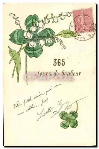 Cartes postales Fantaisie Fleurs