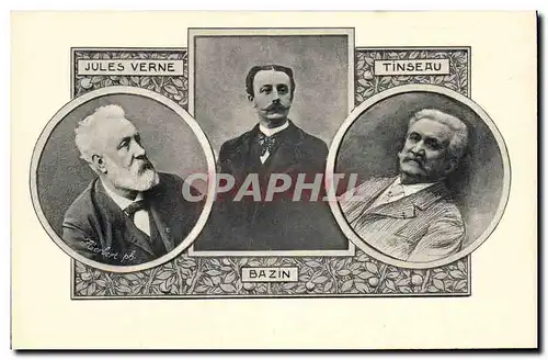 Ansichtskarte AK Jules Verne Bazin Tinseau