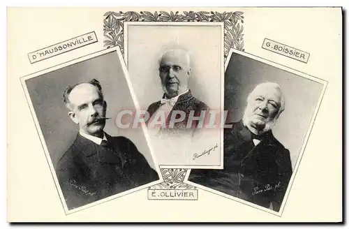 Cartes postales D&#39Haussonville Ollivier Boissier