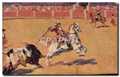 Cartes postales Corrida Course de taureaux