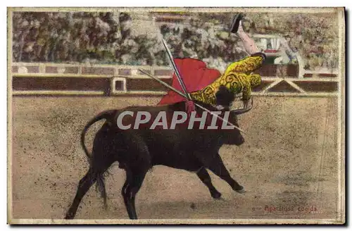 Cartes postales Corrida Course de taureaux Aparatosa cogida