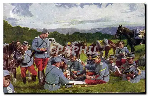 Cartes postales Militaria Une bonne partie Cartes