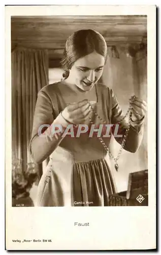 Cartes postales moderne Cinema Faust Camilla Horn