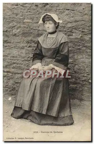 Cartes postales Folklore Costume de Quiberon