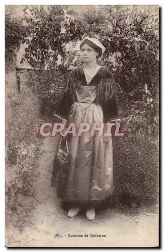 Cartes postales Folklore Costume de Quiberon