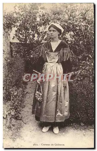 Cartes postales Folklore Costume de Quiberon