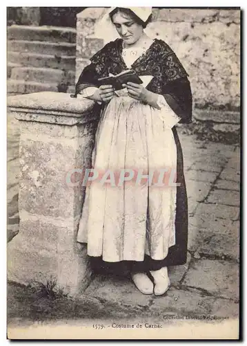 Ansichtskarte AK Folklore Costume de Carnac