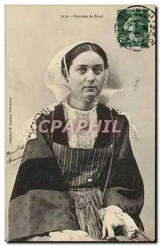 Cartes postales Folklore Costume de Baud