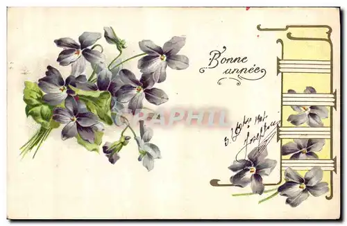 Cartes postales Fantaisie Fleurs