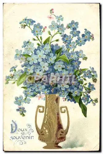 Cartes postales Fantaisie Fleurs