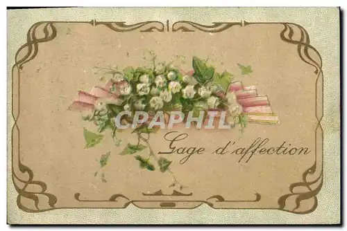 Cartes postales Fantaisie Fleurs Muguet