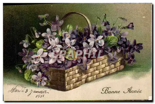 Cartes postales Fantaisie Fleurs