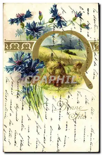 Cartes postales Fantaisie Fleurs