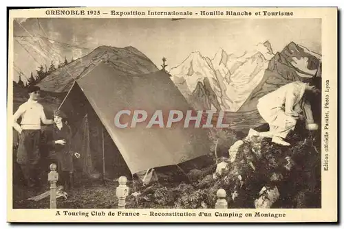 Cartes postales Alpinisme Grenoble 1925 Exposition internationale Houille Blanche et tourisme A Touring Club de