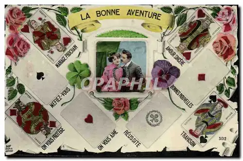 Cartes postales Fantaisie Femme La bonne aventure Cartes